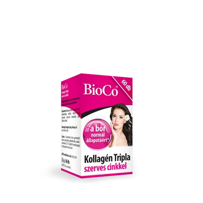 BioCo Kollagén Tripla szerves cinkkel 60 db