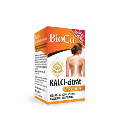 BioCo KALCI-citrát+D3-vitamin MEGAPACK 90 db
