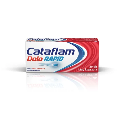 CATAFLAM DOLO RAPID 25MG LÁGY KAPSZULA 20X