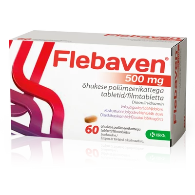 FLEBAVEN 500MG FILMTABLETTA 60X