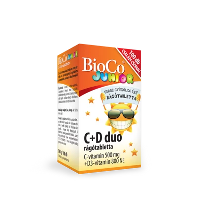C+D duo JUNIOR rágótabletta