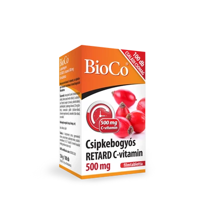 BioCo Csipkebogyós Retard C-vitamin 500mg 100 db