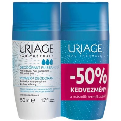 URIAGE DEO INTENZÍV IZZADÁSGÁTLÓ GOLYÓS 50ML+50ML