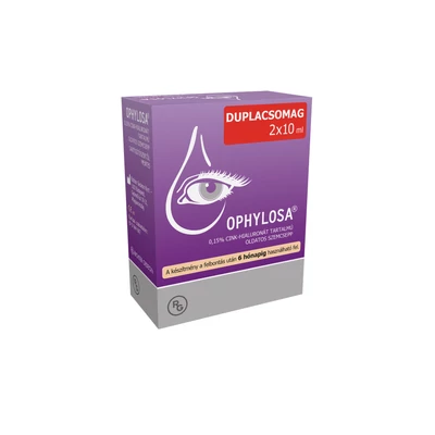 OPHYLOSA 0,15% OLDATOS SZEMCSEPP  2X10ML
