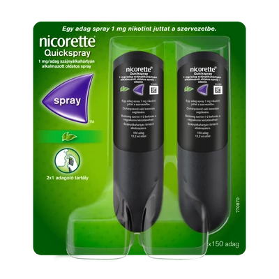 NICORETTE QUICKSPRAY 1MG/ADAG SPRAY 2X13,2ml