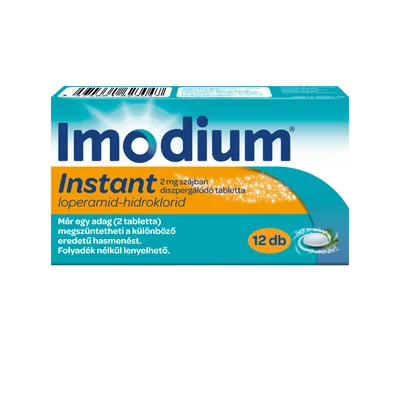 IMODIUM INSTANT 2MG SZAJBAN DISZP.TABL. 12X