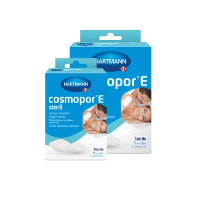 COSMOPOR(E) SEBTAPASZ 10X8CM STERIL 5X