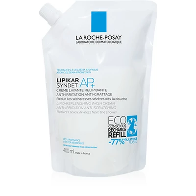LA ROCHE-POSAY LIPIKAR SYNDET AP+ KRÉMGÉL 400ML UTÁNTÖLTŐ