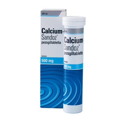 CALCIUM-SANDOZ PEZSGOTABL. 20X