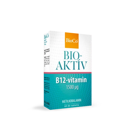 BIOCO BIOAKTIV B12 1500MCG TABLETTA 60X