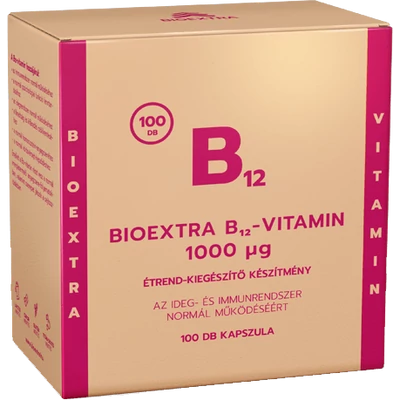 BIOEXTRA B12-VITAMIN 1000MCG KAPSZULA 100X