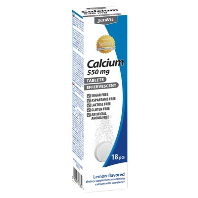 JUTAVIT CALCIUM 550MG PEZSGŐTABLETTA CITROMÍZŰ 18X