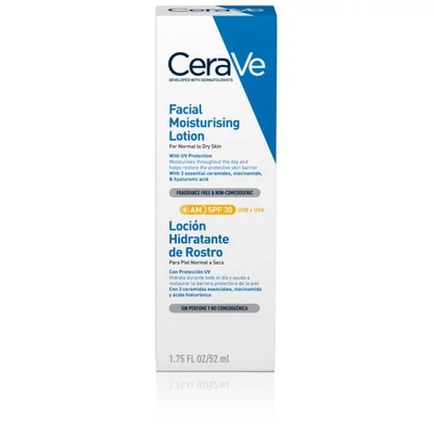 CERAVE HIDRATÁLÓ ARCKRÉM SPF30 NAPPALI 52ML
