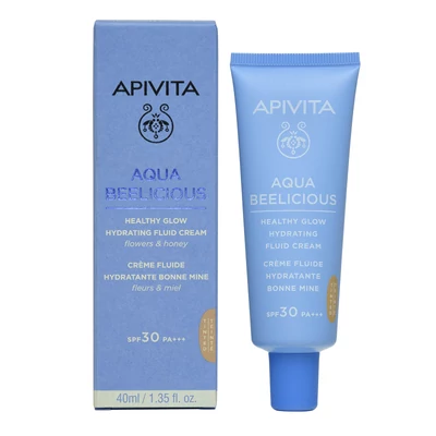 APIVITA AQUA BEELICIOUS SZÍNEZETT HIDRATÁLÓ FLUID KRÉM SPF30 40ML
