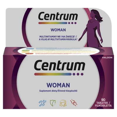 CENTRUM NŐKNEK A-Z FILMTABLETTA 90X - INGYENES SZÁLLÍTÁS GLS CSOMAGAUTOMATÁBA