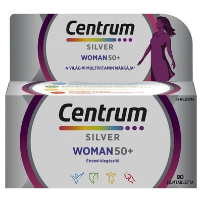CENTRUM NŐKNEK 50+ A-Z FILMTABLETTA 90X - INGYENES SZÁLLÍTÁS GLS CSOMAGAUTOMATÁBA