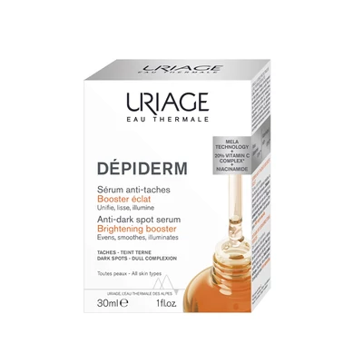URIAGE DÉPIDERM BARNA FOLTOK ELLENI SZÉRUM RAGYOGÁST FOKOZÓ BOOSTER- Minden bőrtípusra 30ML