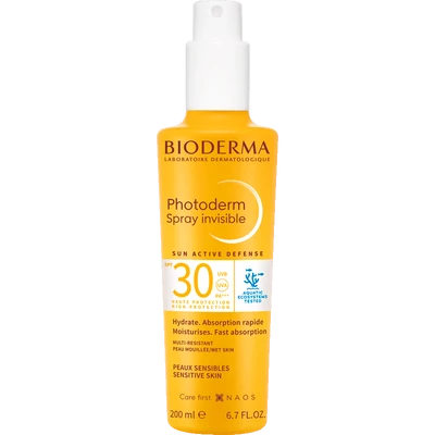 BIODERMA PHOTODERM SPRAY INVISIBLE SPF30 200ML - LEJÁRAT: 2026.10.31.