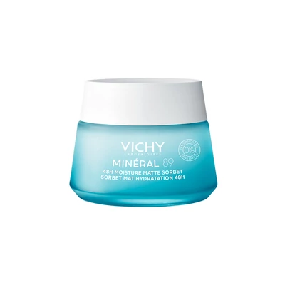 VICHY MINERAL 89  AKÁR 48 ÓRÁS HIDRATÁLÓ, MATTÍTÓ SORBET 50ML