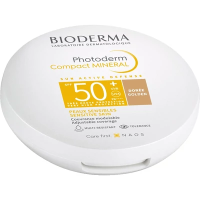 BIODERMA PHOTODERM MINERAL COMPACT PÚDER SPF50+ GOLD 10G - LEJÁRAT: 2026.10.30.
