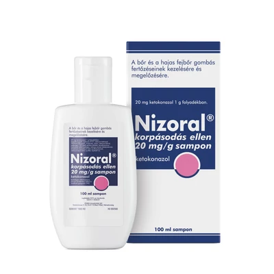 NIZORAL KORPASODAS ELLEN 20MG/G SAMPON 100ML
