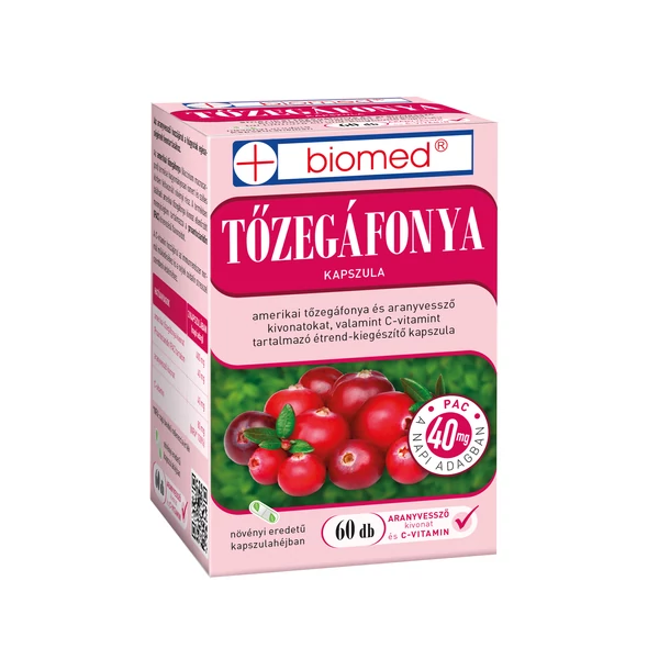 BIOMED TŐZEGÁFONYA KAPSZULA 60X