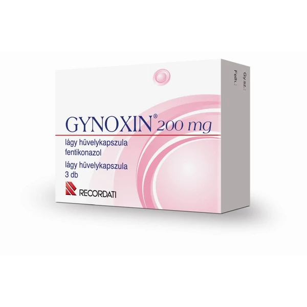 GYNOXIN 200MG LAGY HUVELYKAPSZ. 3X