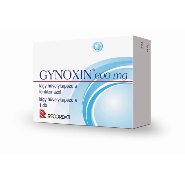 GYNOXIN 600MG LAGY HUVELYKAPSZ.  1X