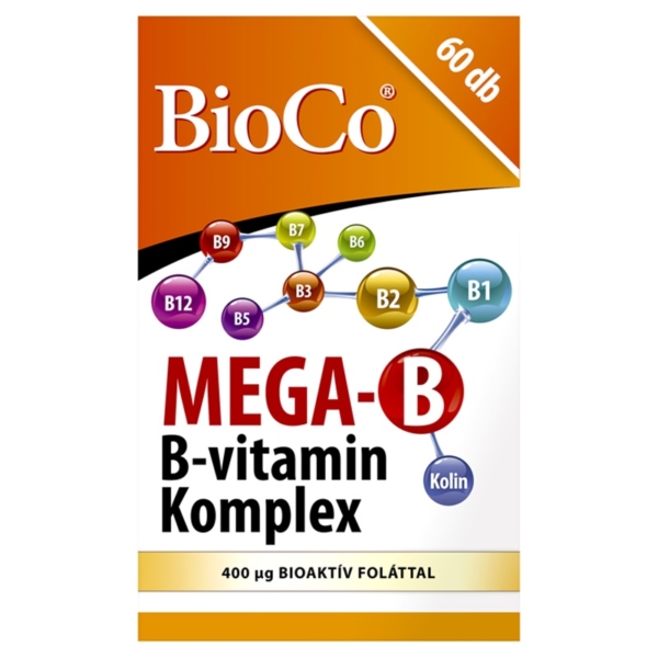 BIOCO MEGA-B-VITAMIN KOMPLEX FILMTABLETTA 60X
