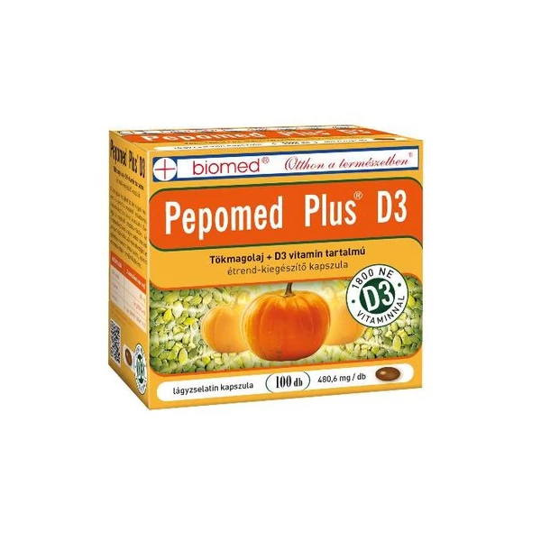 BIOMED PEPOMED PLUS D3-VIT.KAPSZ. 100X