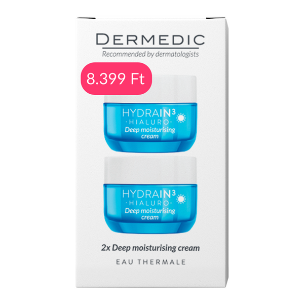 DERMEDIC HYDRAIN³ DUO Mélyhidratáló krém SPF 15   2x50ml