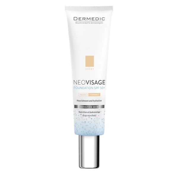 Dermedic Neovisage Tápláló és hidratáló alapozó krém SPF 50+ ELEFÁNTCSONT 30ML