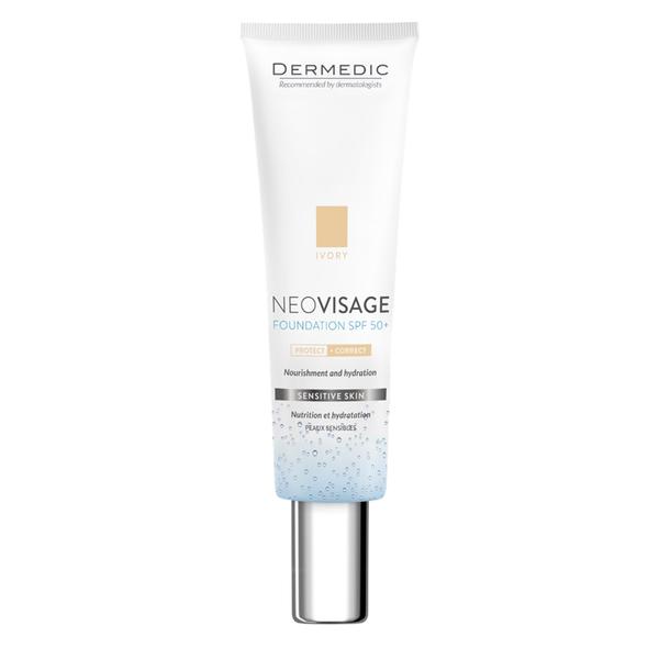 Dermedic Neovisage Tápláló és hidratáló alapozó krém SPF 50+ ELEFÁNTCSONT 30ML