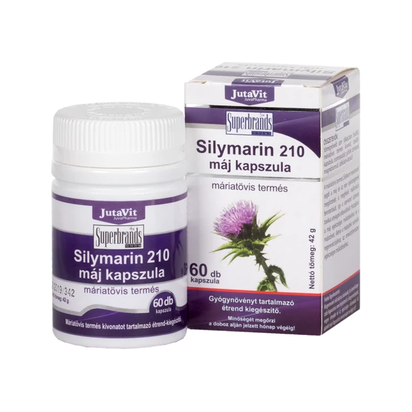 JUTAVIT SILYMARIN 210 MAJ KAPSZ. 60X