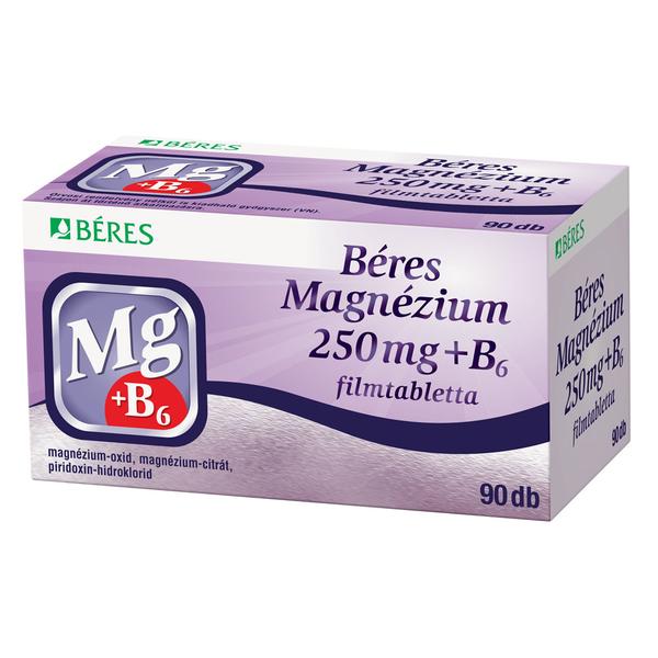 BERES MAGNEZIUM 250 MG+B6 FILMTABL. 90X