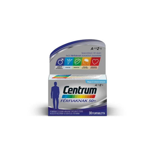 CENTRUM FERFIAKNAK 50+ A-Z FILMTABLETTA 30X