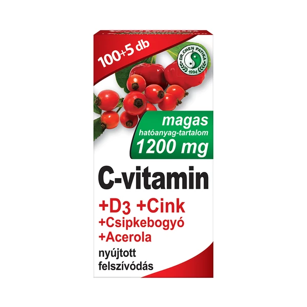 DR CHEN C-VIT.1200MG+D3+ZN+CSIPKEB.+ACEROLA 105X