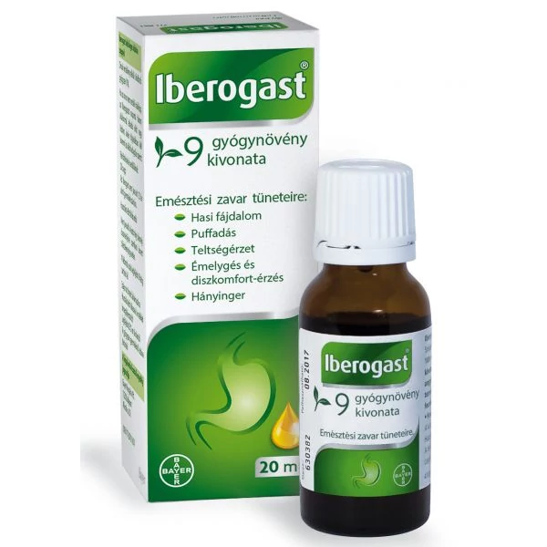 IBEROGAST BELSOLEGES OLDATOS CSEPPEK  20 ML