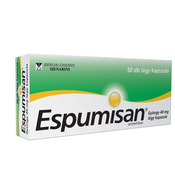 ESPUMISAN GYONGY 40 MG LAGY KAPSZULA  50X