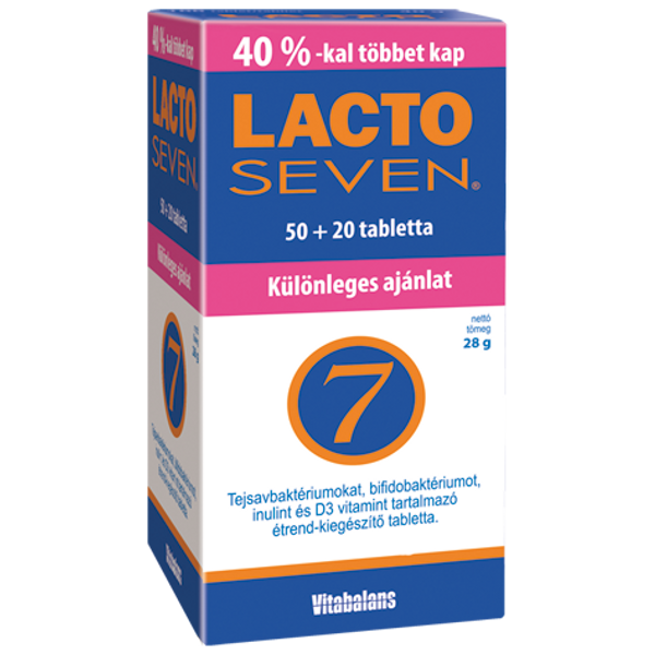 LACTOSEVEN TABL. 70X