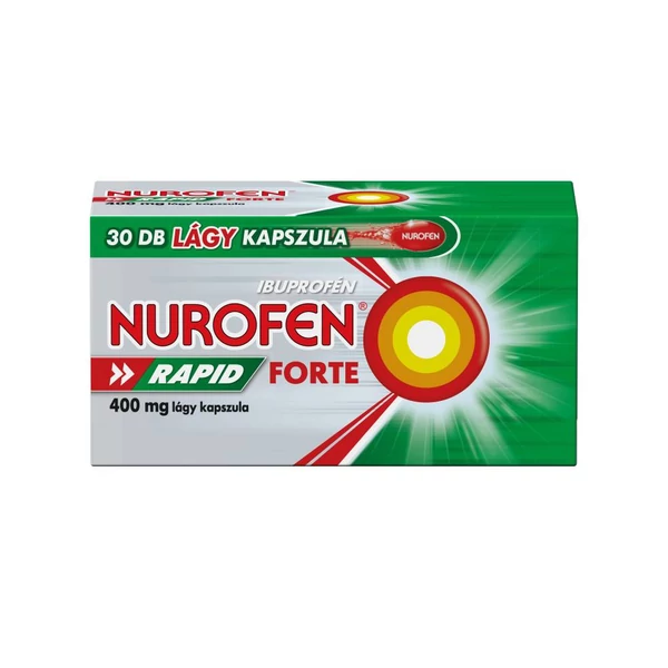 NUROFEN RAPID FORTE 400MG LAGY KAPSZ. 30X