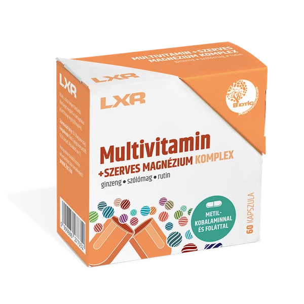 LXR MULTIVITAMIN + SZERVES MAGNÉZIUM 60X