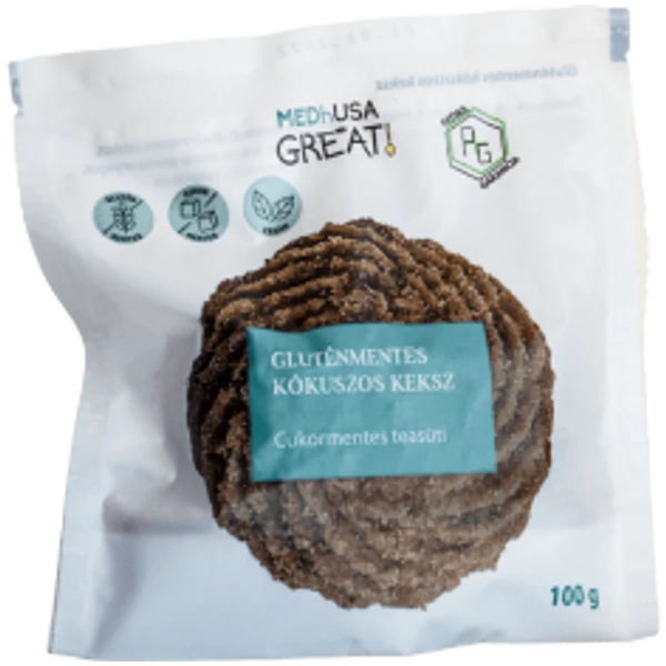 MEDHUSA GREAT GLUTENMENTES KOKUSZOS KEKSZ 100G