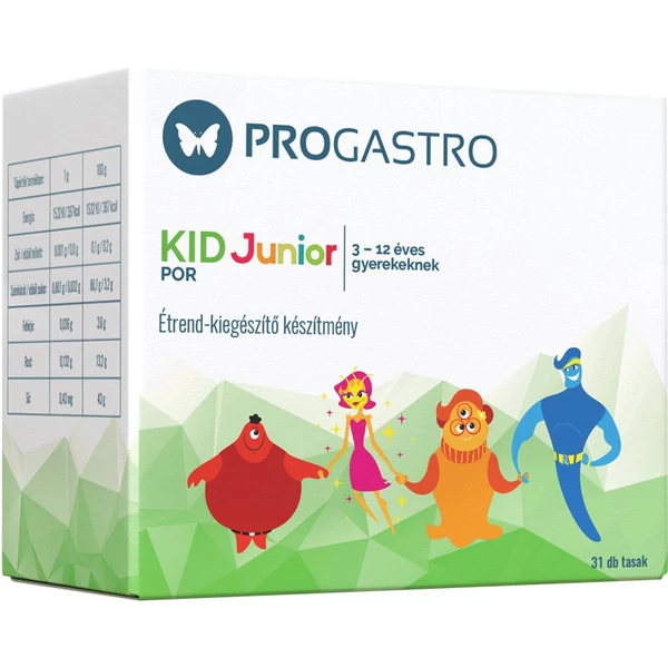 PROGASTRO KID JUNIOR ÉTRENDKIEGÉSZÍTŐ POR 31X