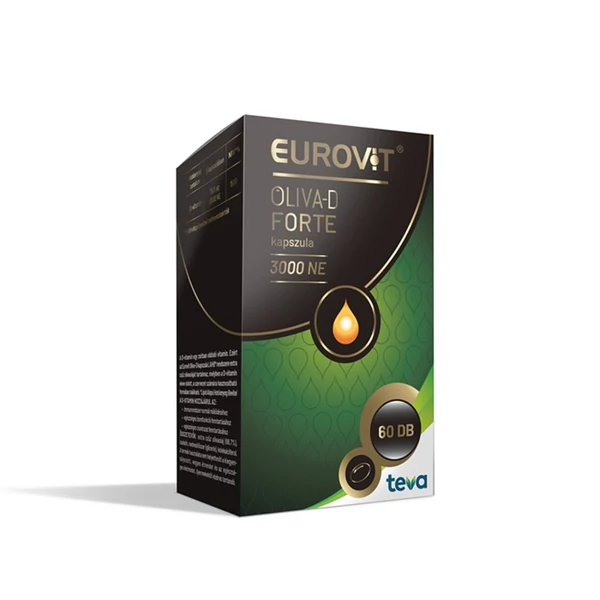 EUROVIT OLIVA-D 3000NE FORTE KAPSZULA 60X