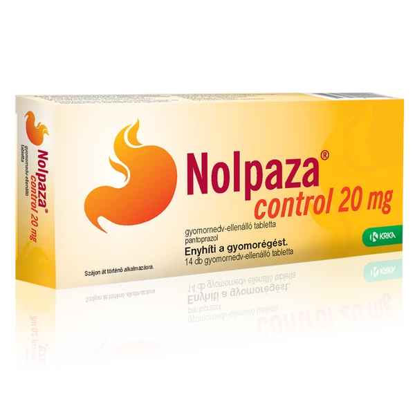 NOLPAZA CONTROL 20MG GYNEDV.ELL.TABL. 14X