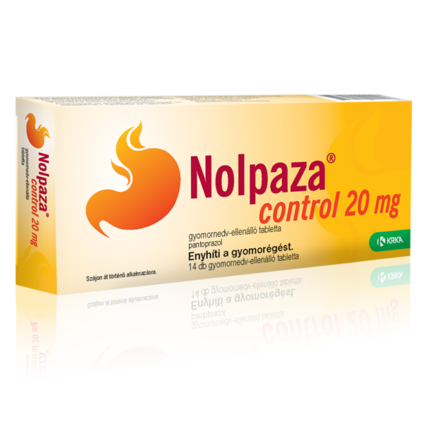 NOLPAZA CONTROL 20MG GYNEDV.ELL.TABL. 14X