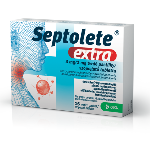 SEPTOLETE EXTRA EUKAL.3MG/1MG SZOP.TABL. 16X