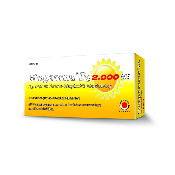 VITAGAMMA D3-VITAMIN 2000NE TABL. 50X