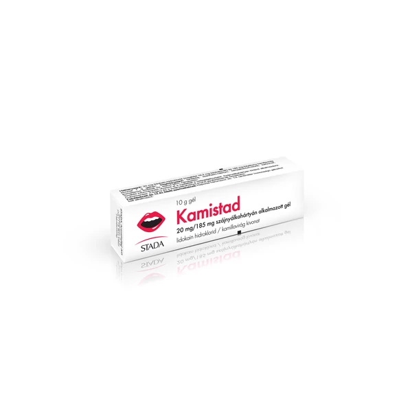 KAMISTAD 20MG/185MG SZAJNYALK.ALK.GEL 1X10G